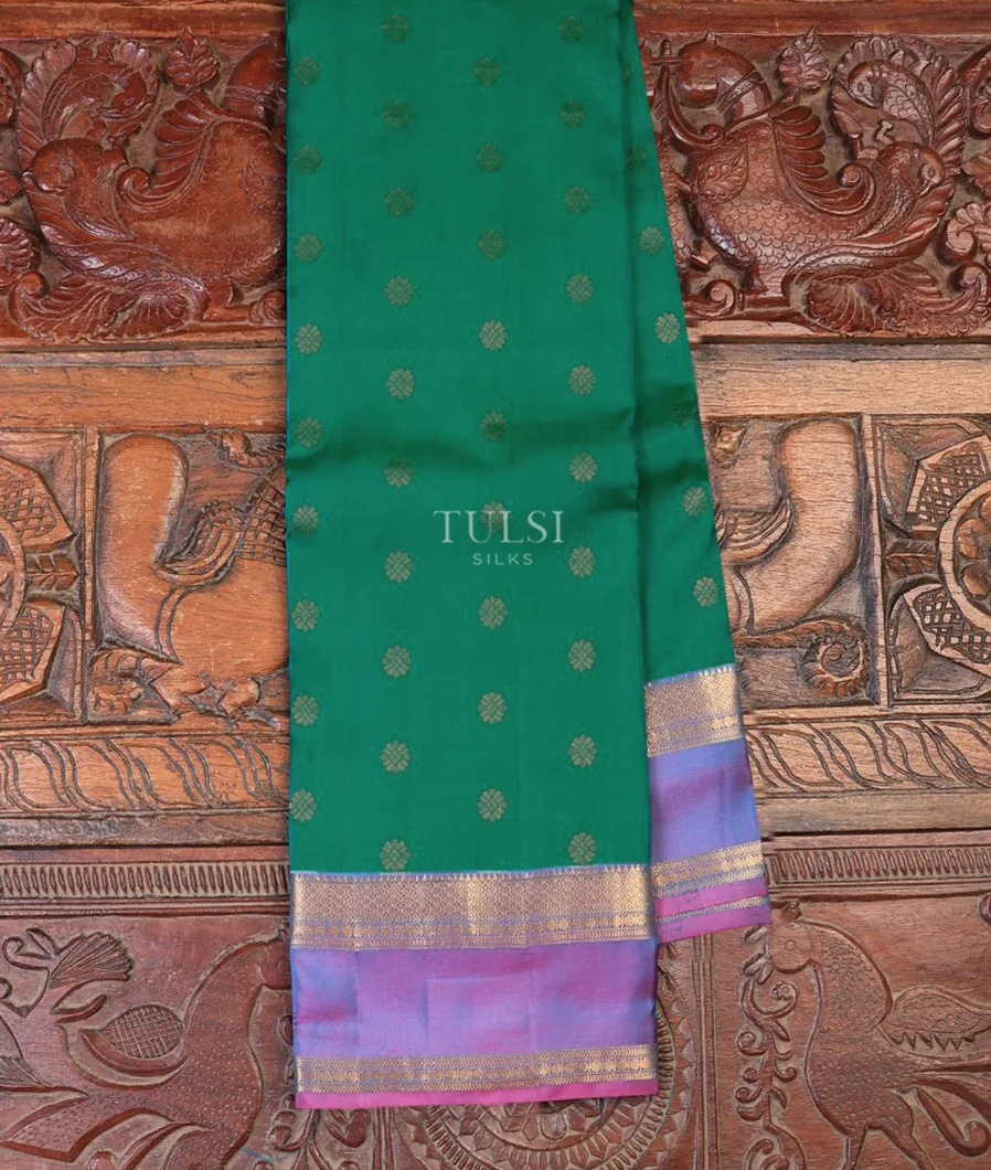 Green Soft Silk Saree T701731-image
