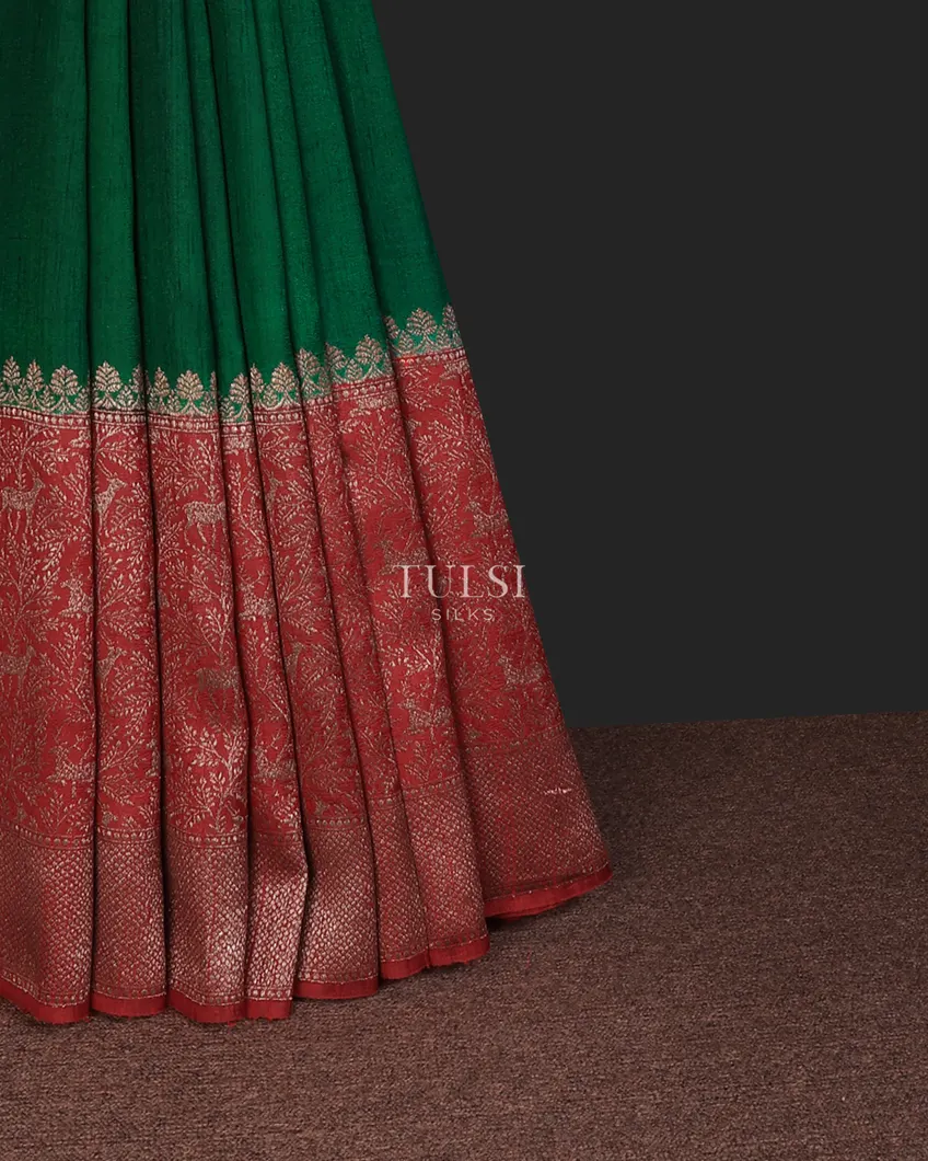 bottle-green-banaras-tussar-saree-t747552-t747552-e