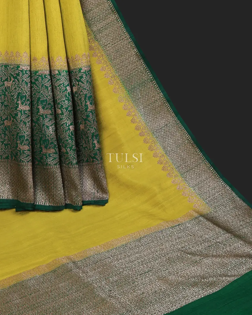 yellowish-green-banaras-tussar-saree-t747551-t747551-d