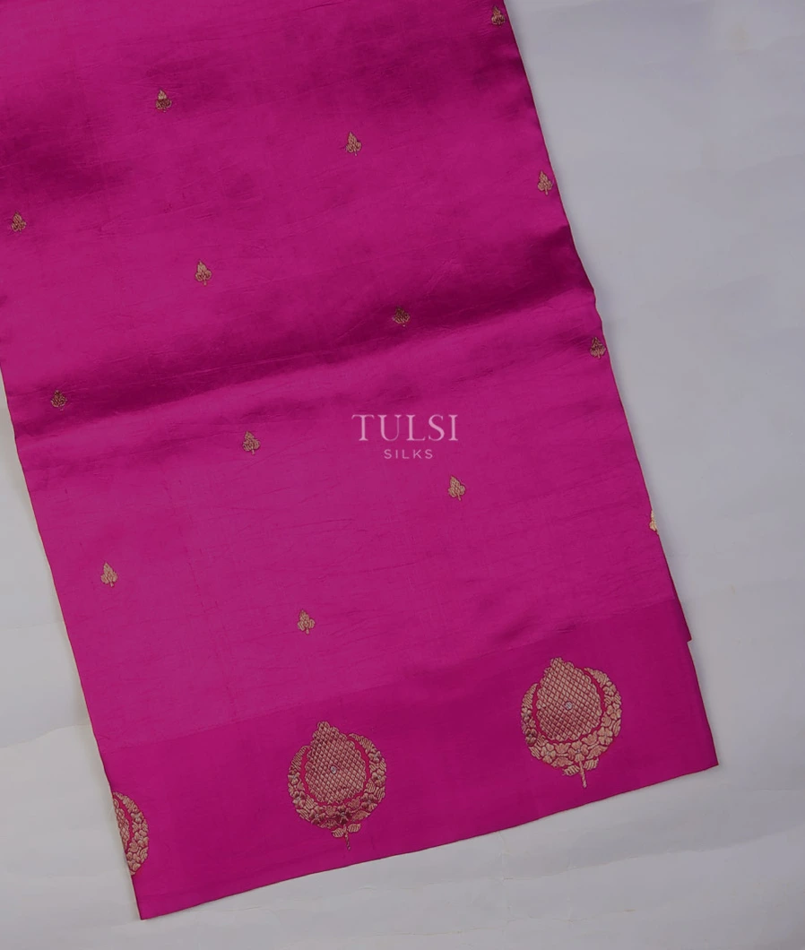 Pink Banaras Silk Saree T694306-image