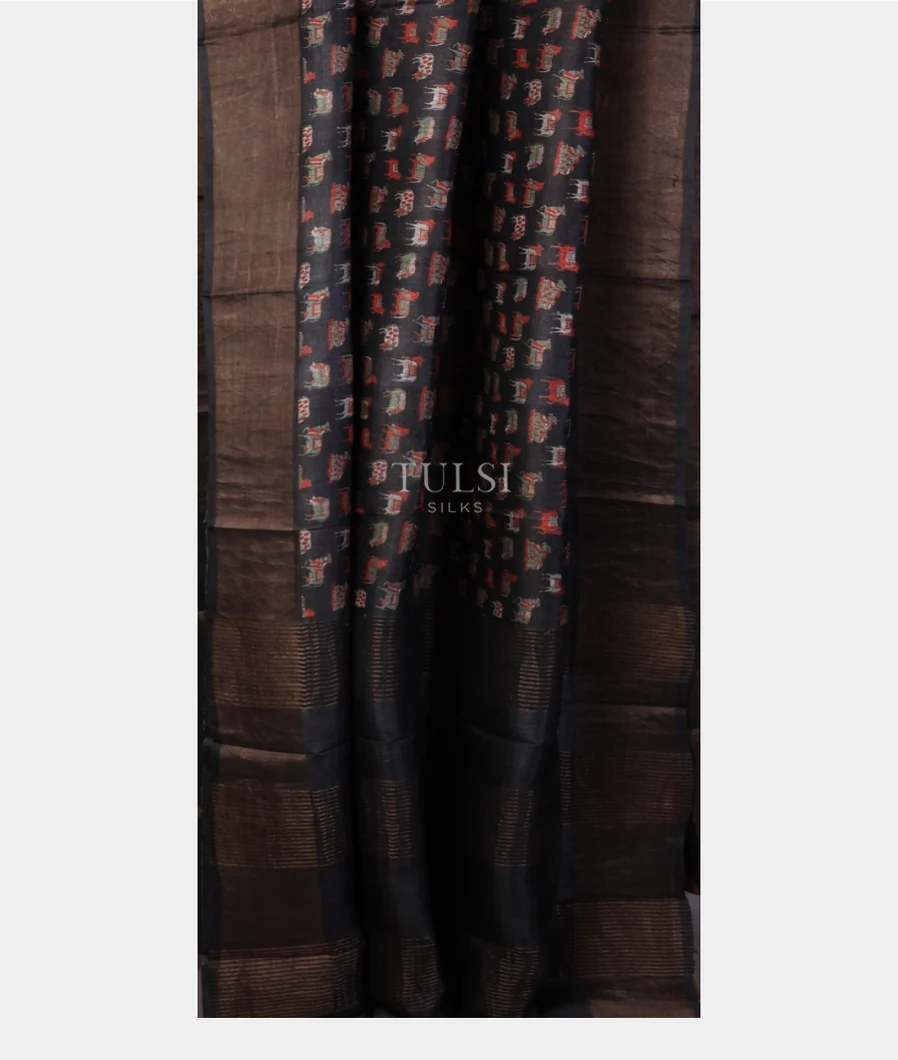 dark-grey-tussar-printed-saree-t745544-t745544-b