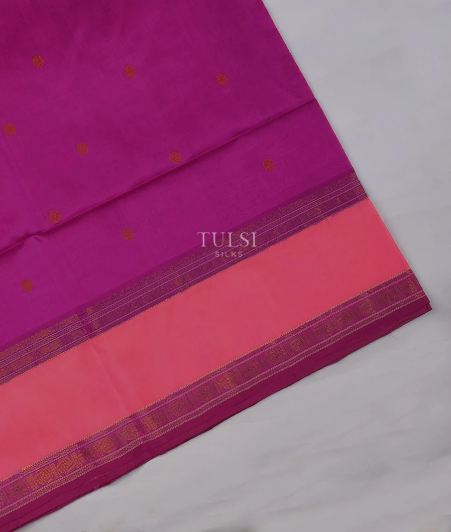 Pink Silk Cotton Saree T715332-image