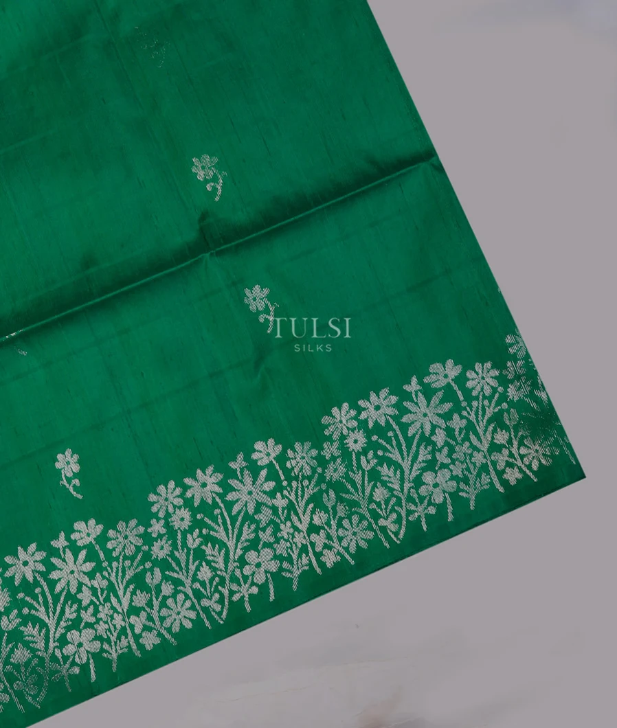 Green Soft Silk Saree T695879-1-image