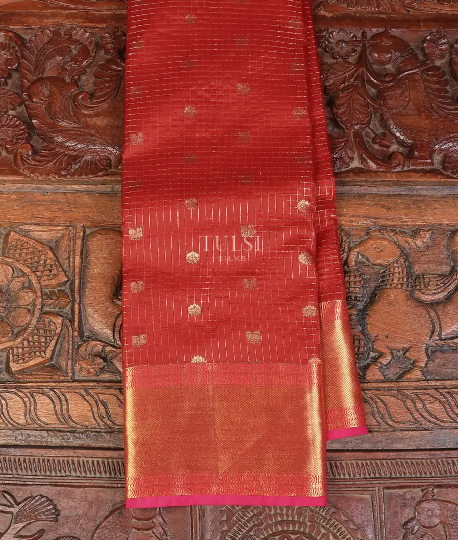 Red Soft Silk Saree T741972-image