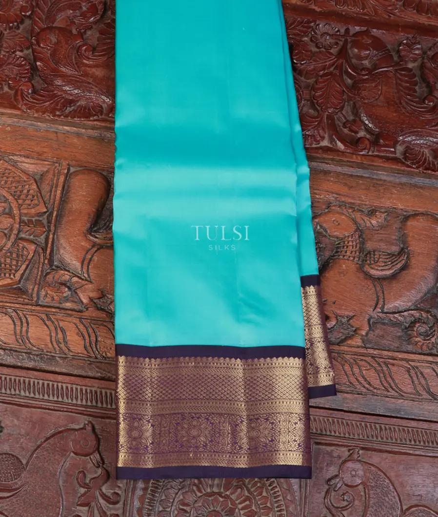 Blue Soft Silk Saree T742377-image