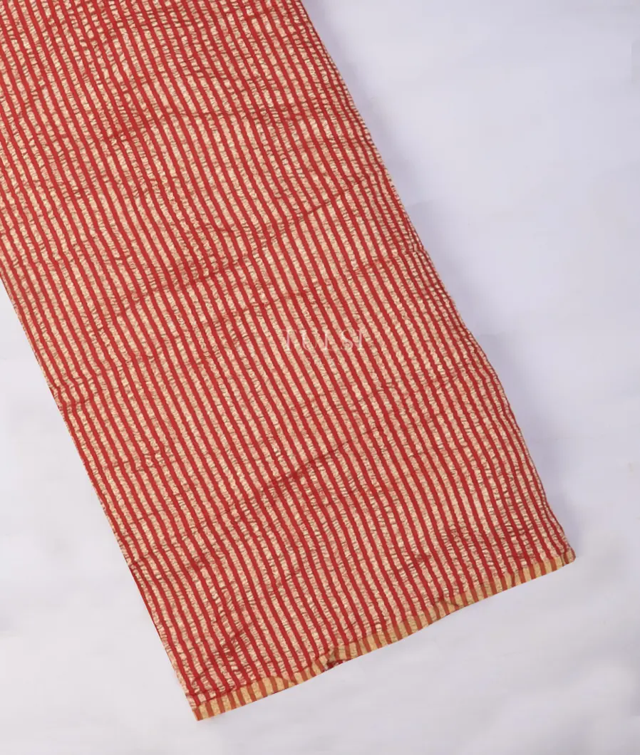 Red Munga Tussar Saree T730464-image