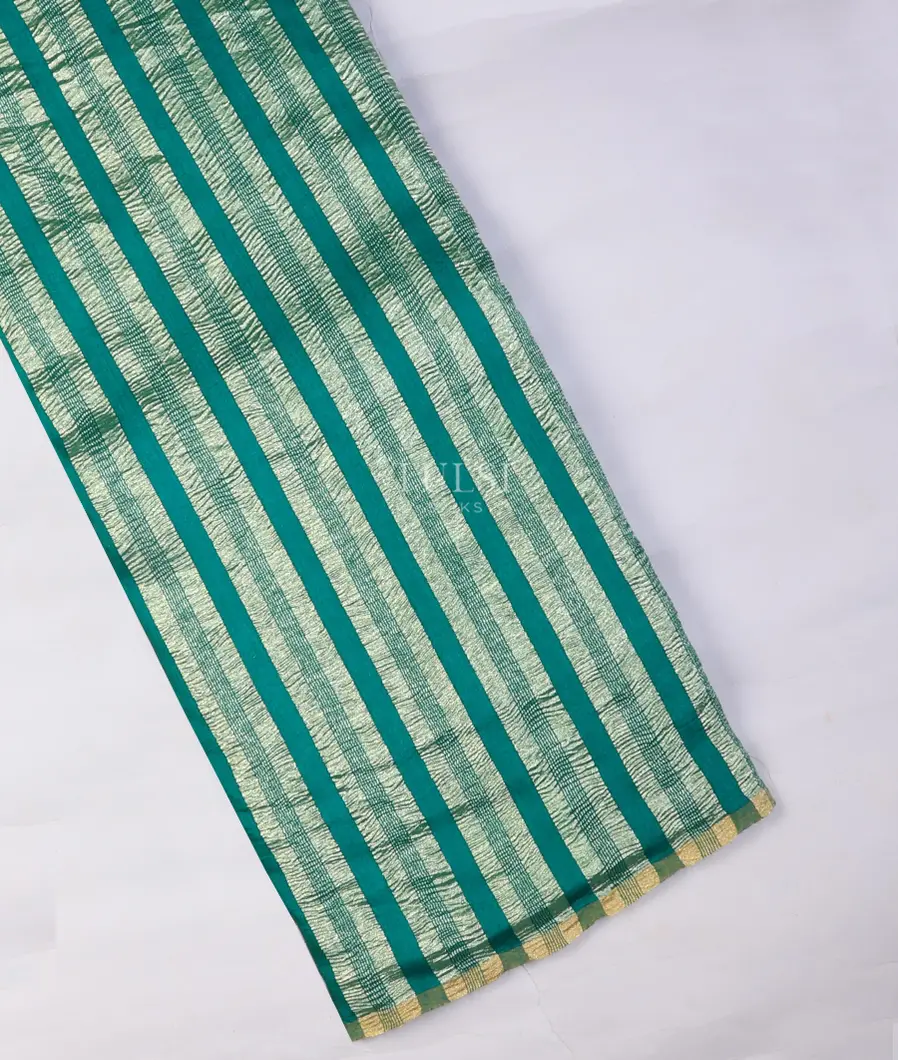 Greenish Blue Munga Tussar Saree T744447-image