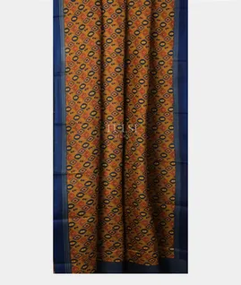 khaki-brown-printed-silk-saree-t736323-t736323-b