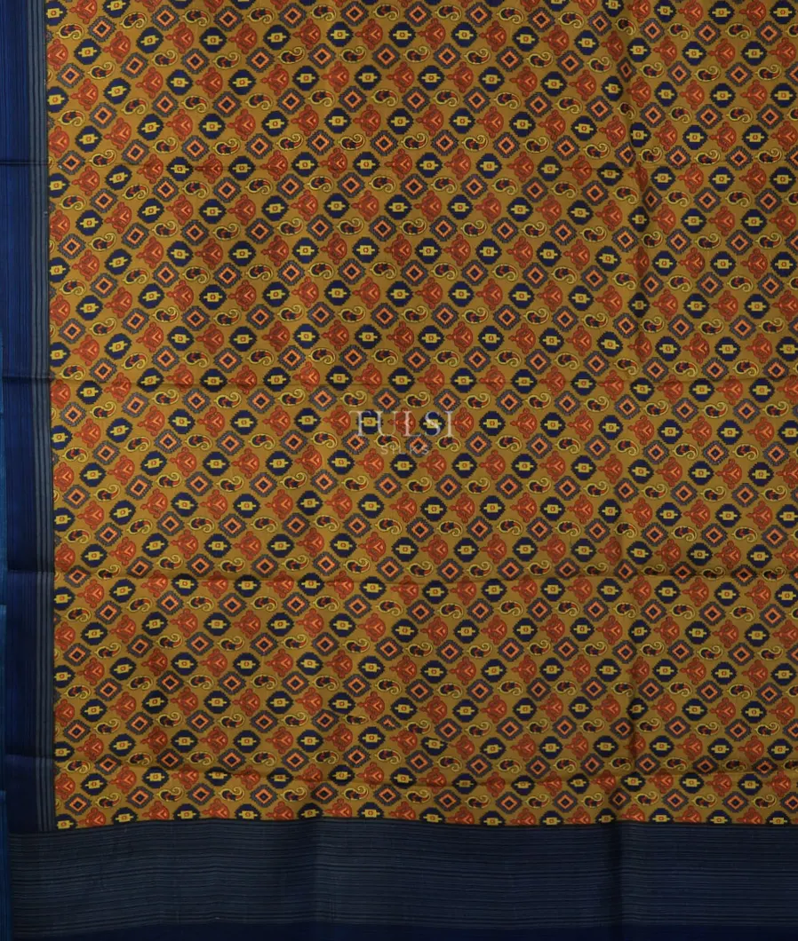 khaki-brown-printed-silk-saree-t736323-t736323-d