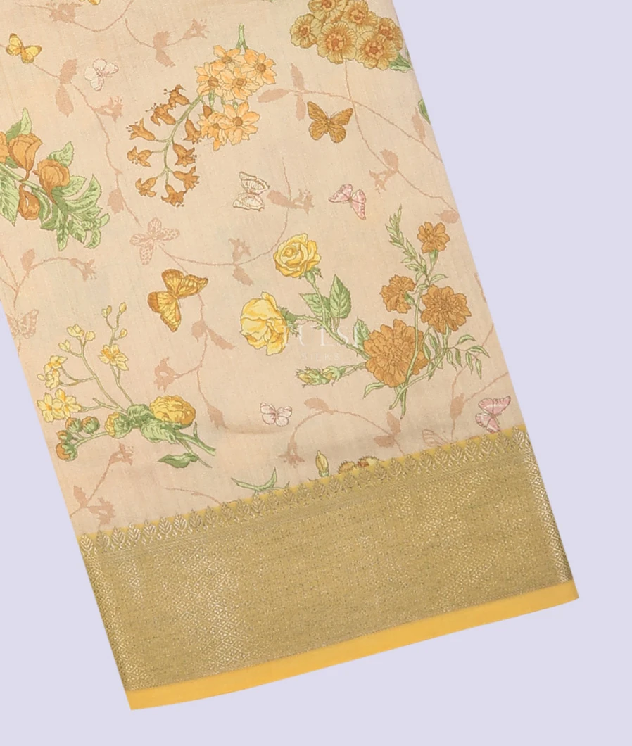 Beige Chaniya Silk Saree T706071-image