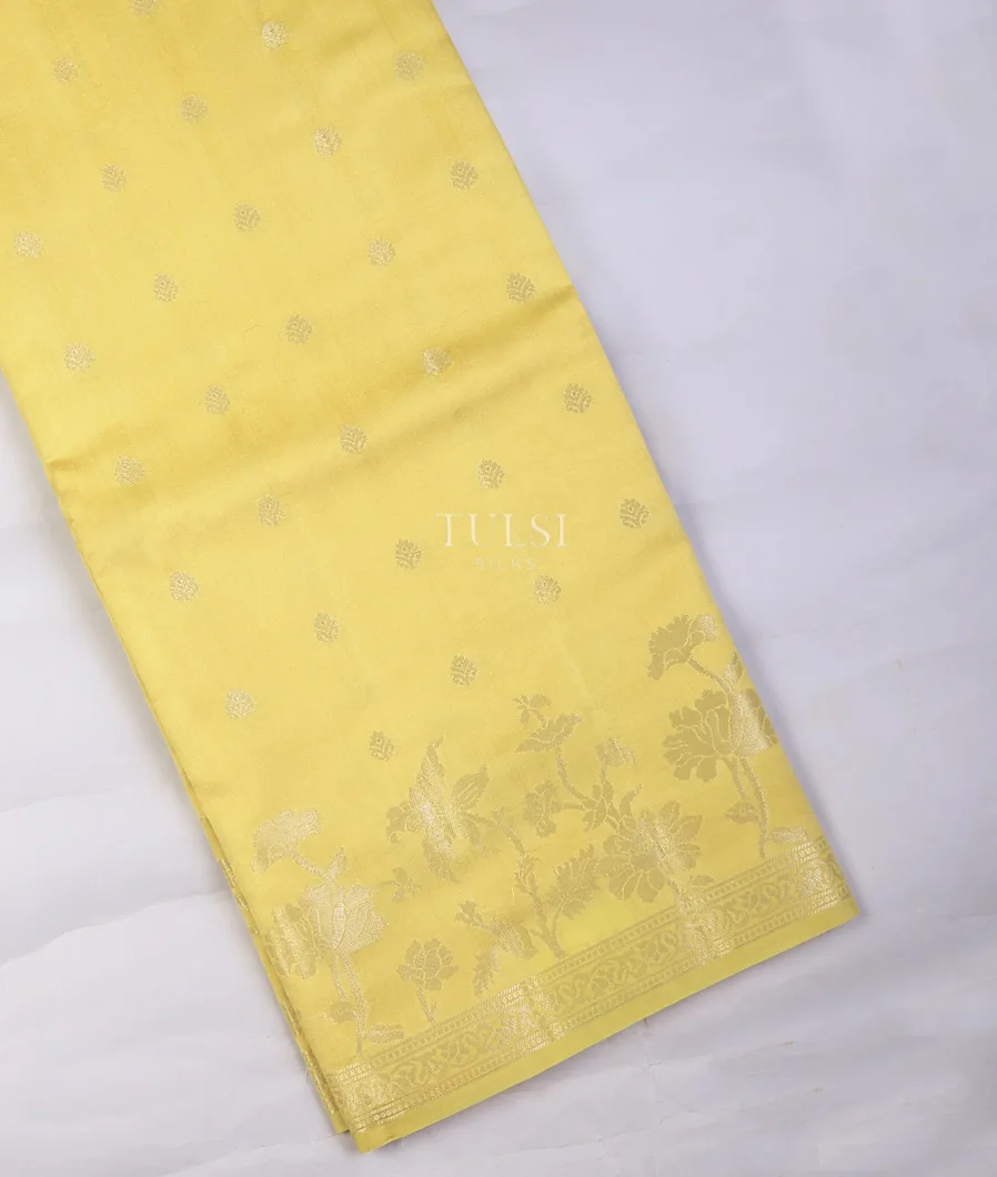 Yellow Chaniya Silk Saree T746181-image