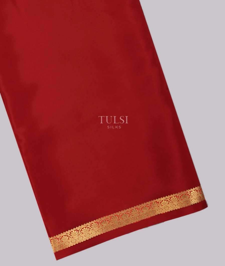 Red Mysore Crepe Silk Saree T741278-image