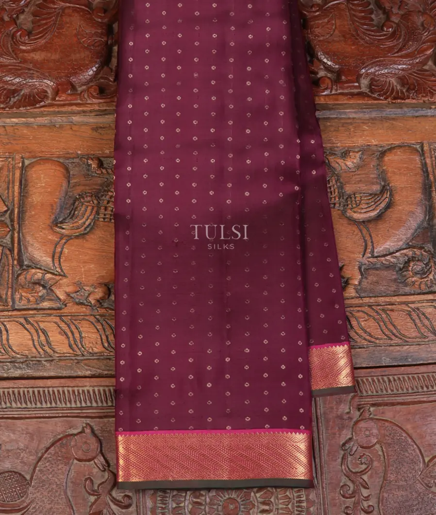 Burgundy Soft Silk  Saree T745183-image