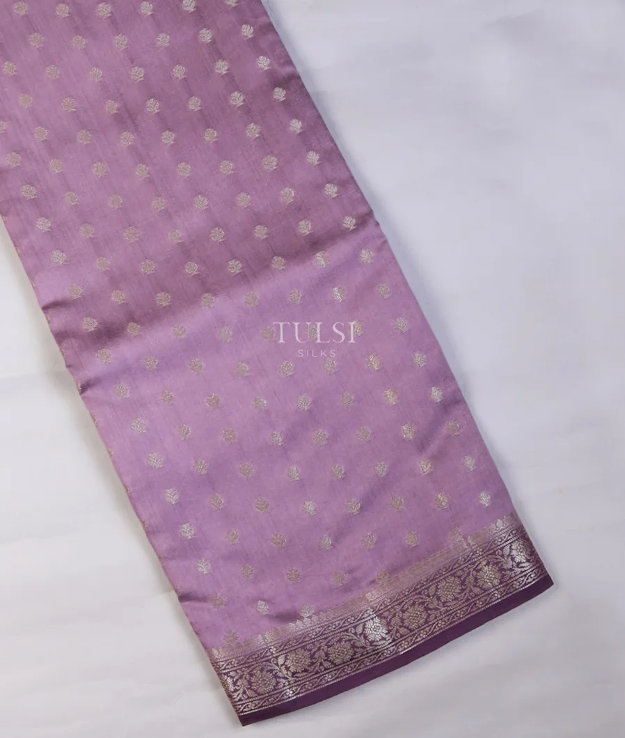 Lavender Chaniya Silk Saree T746140-image