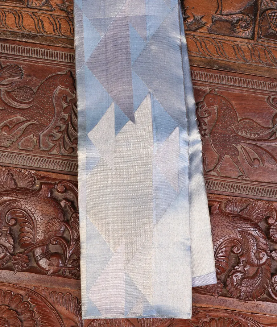 Ice Blue Tissue  Kanjivaram Silk Saree T720801-image