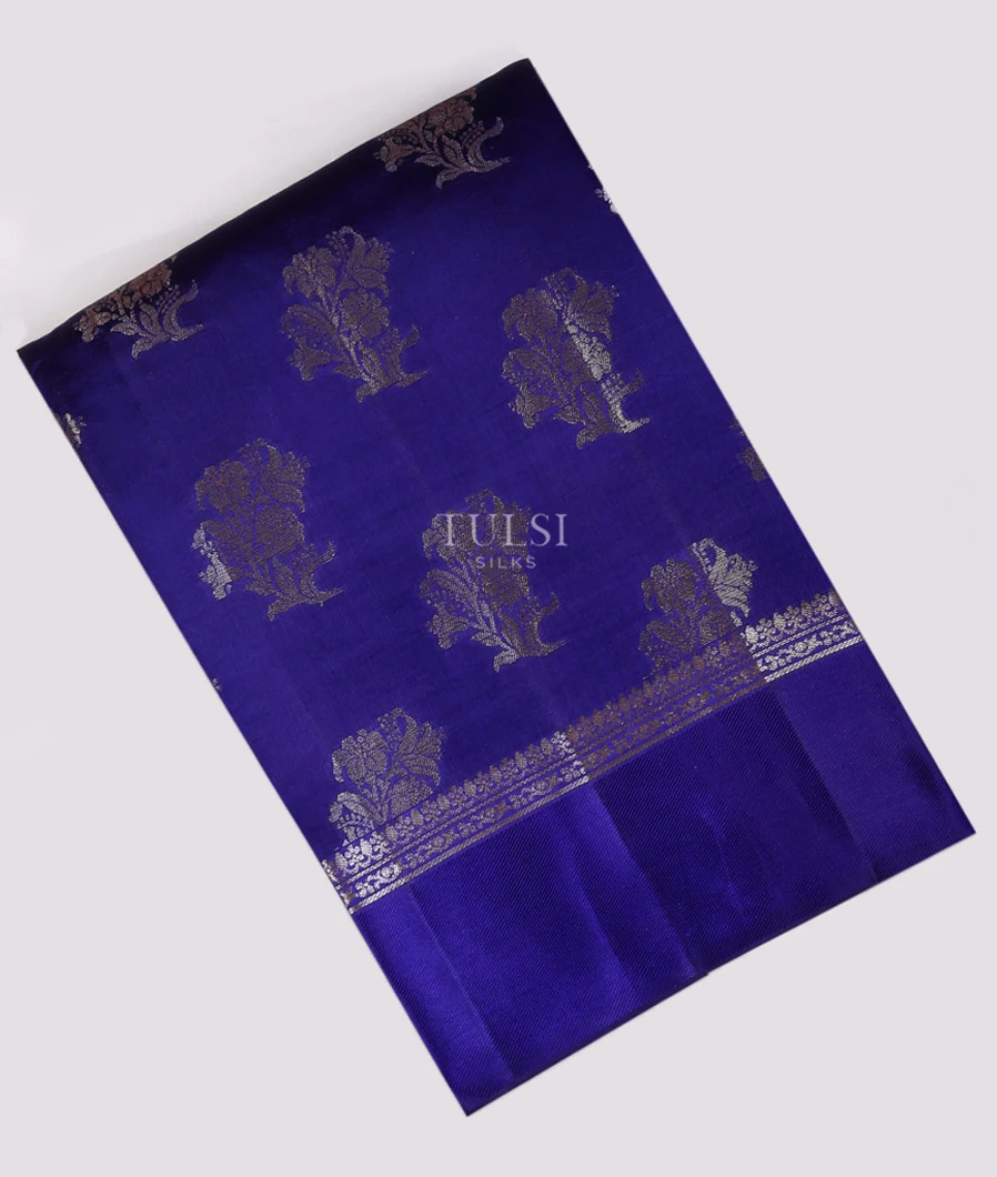Blue Chaniya Silk Saree T732728-image