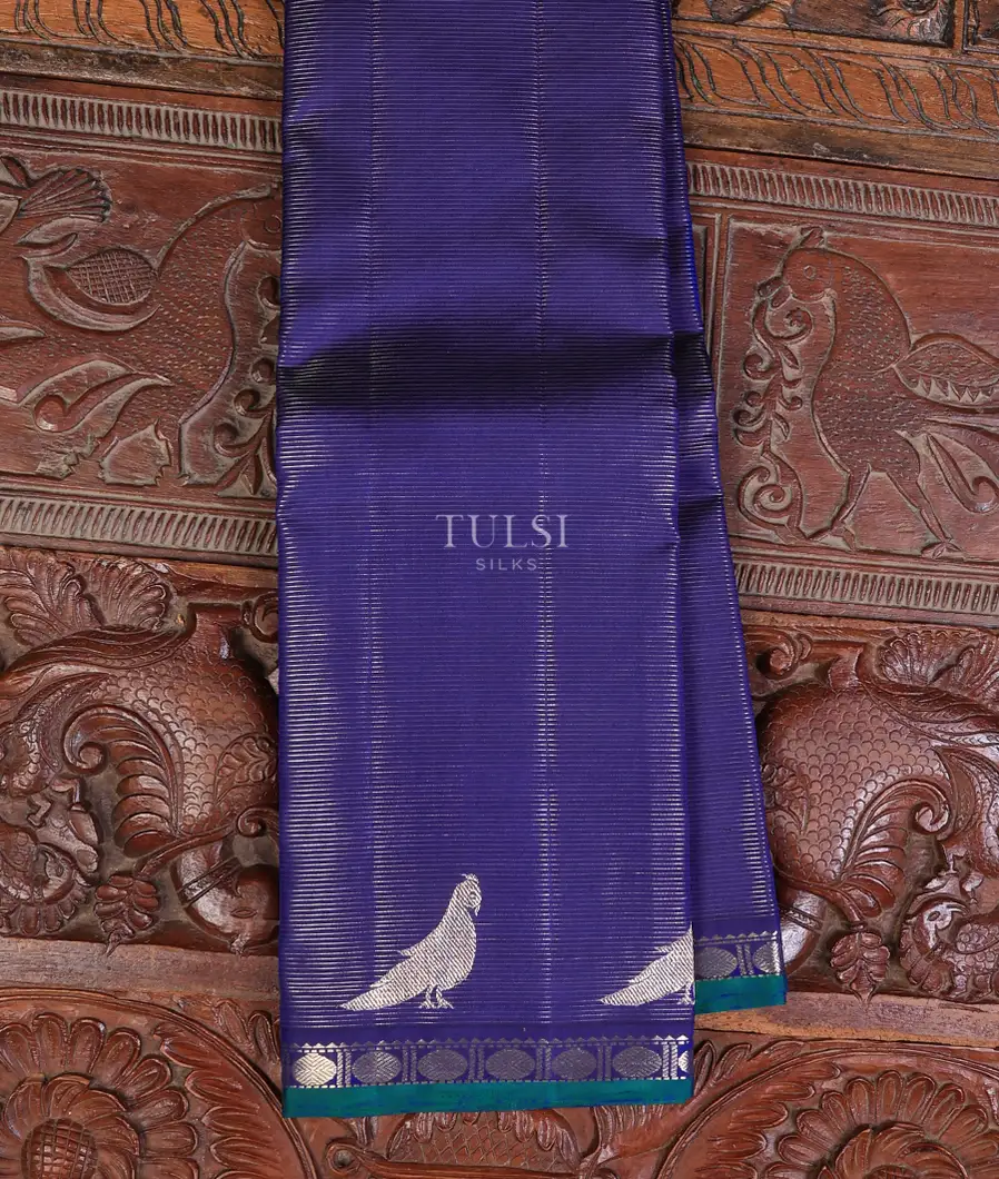 Blue Kanjivaram Silk Saree T746747-image