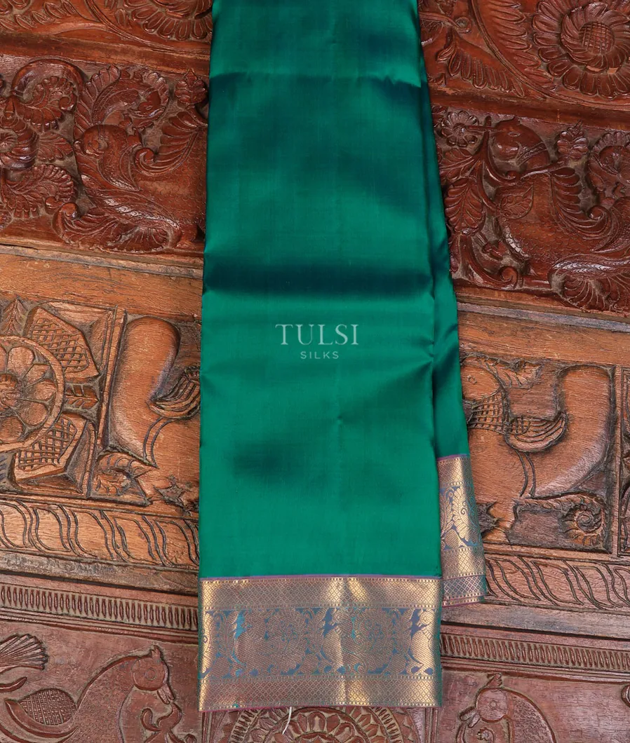 Green Soft Silk Saree T741336-image
