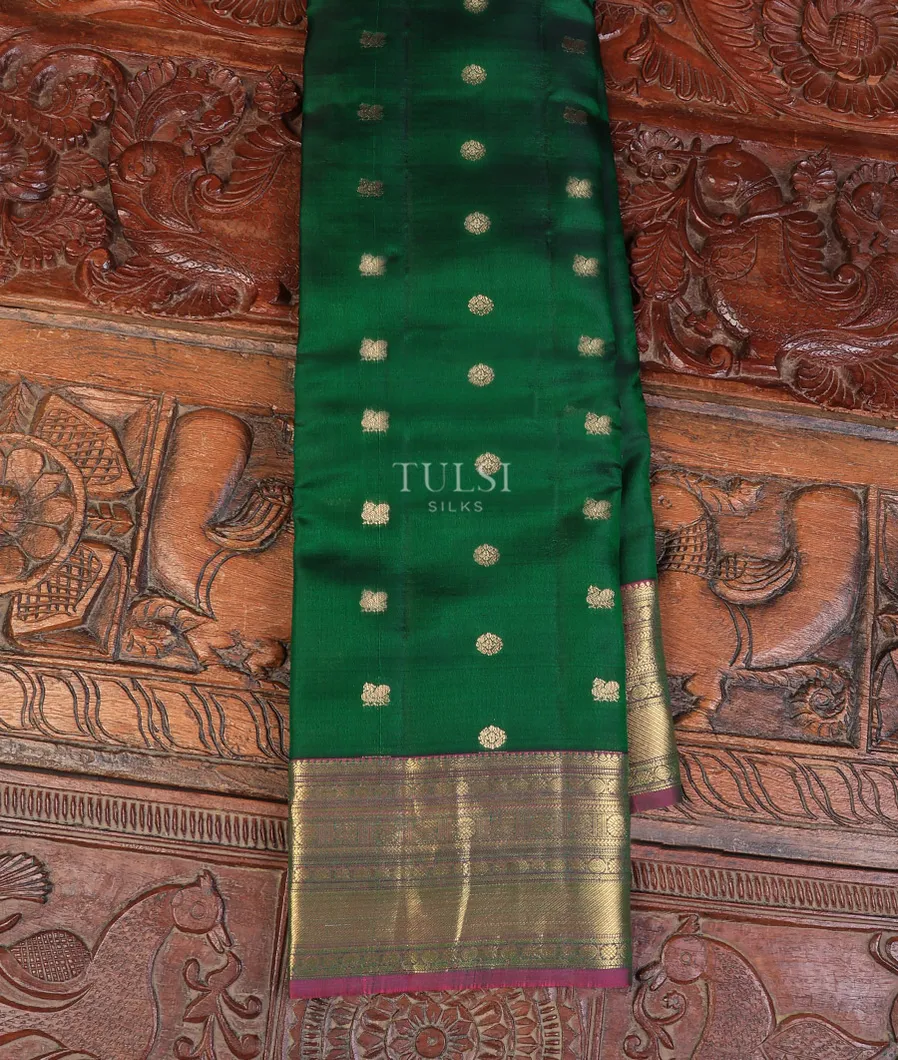 Green Soft Silk Saree T736843-image