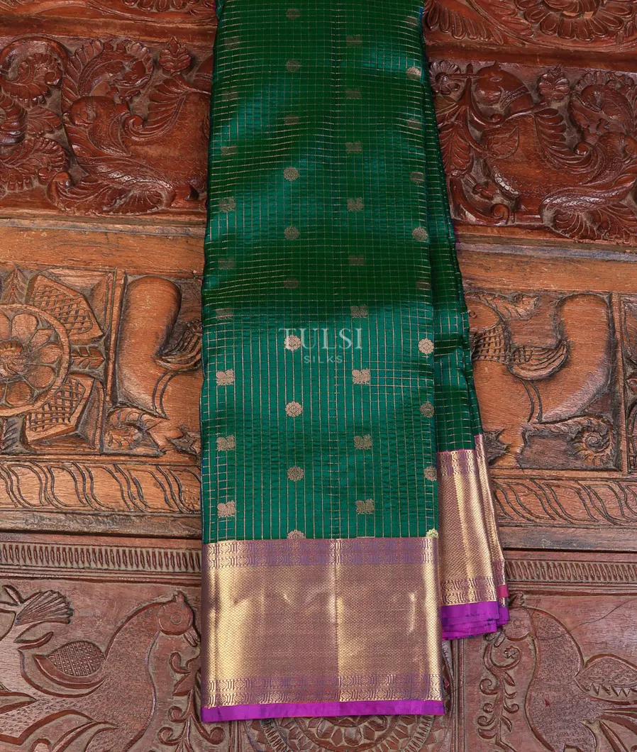 Green Soft Silk Saree T741974-image