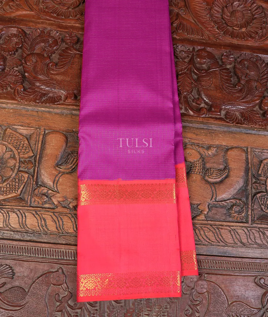Pink Kanjivaram Silk Saree T719159-image