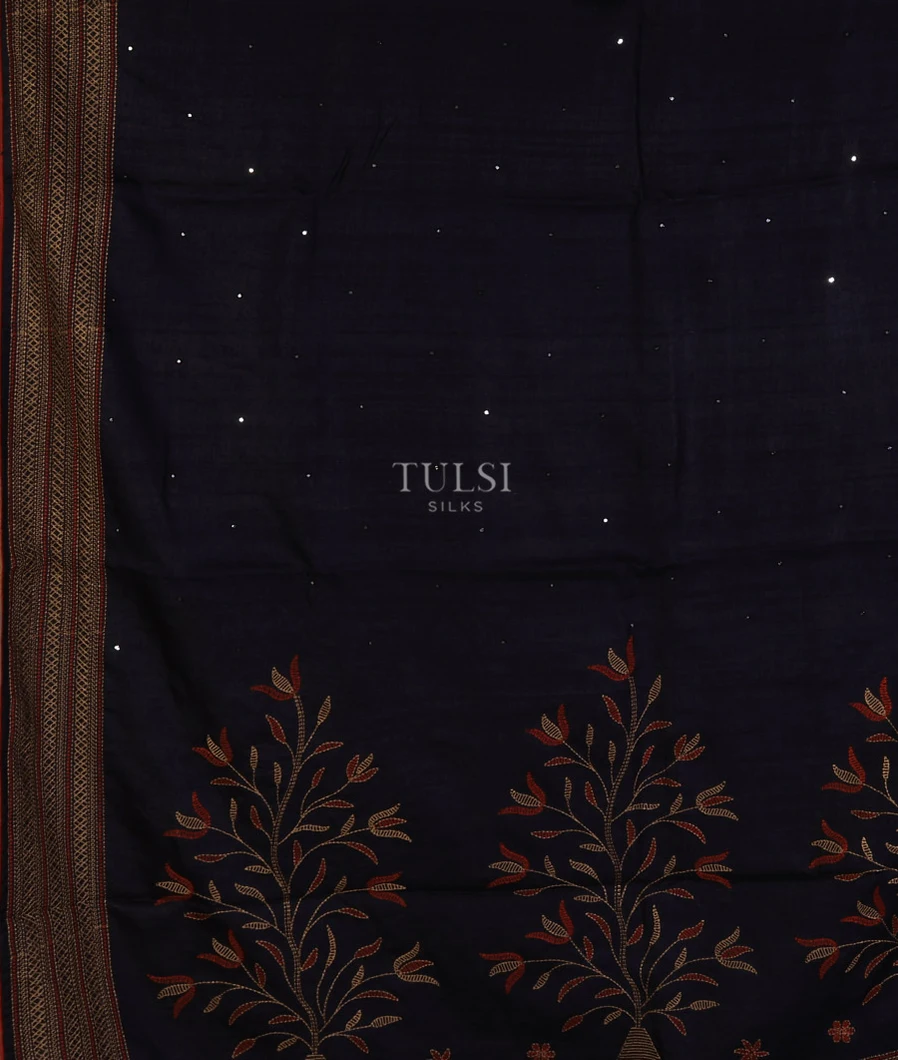 dark-blue-tussar-embroidery-saree-t750416-t750416-d