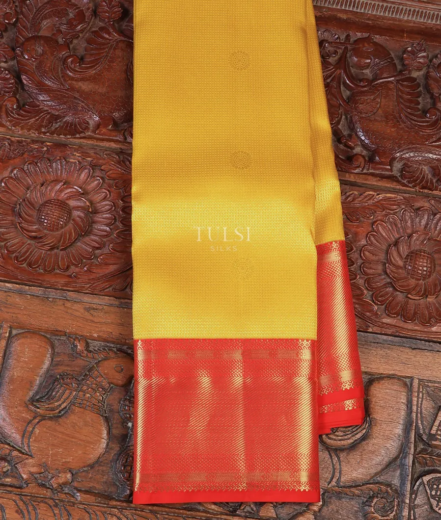 Yellow Kanjivaram Silk Saree T747228-image