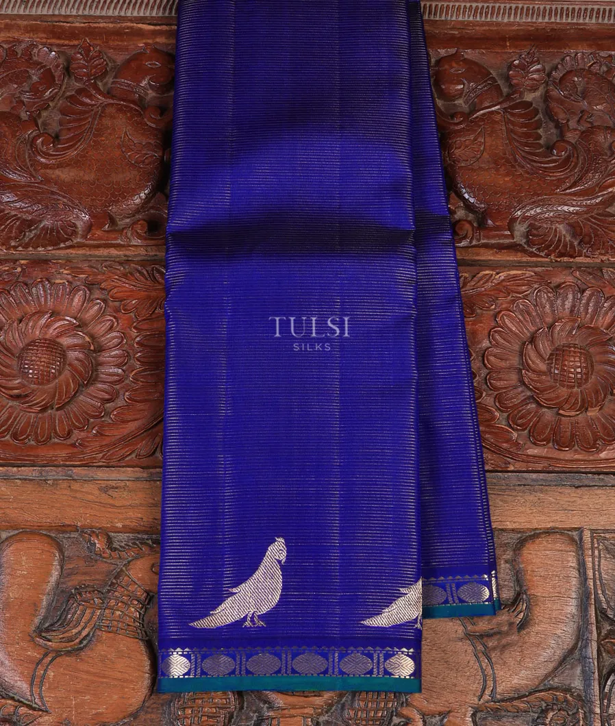 Blue Kanjivaram Silk Saree T749560-image