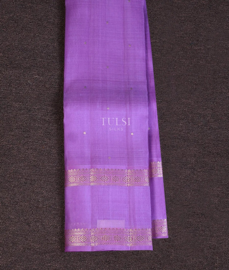 Lavender Kora Kanjivaram Silk Saree T748334-image