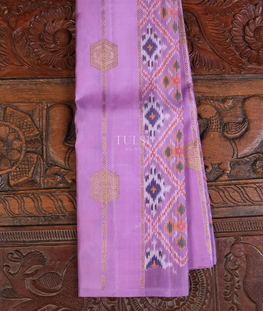Lavender Kanjivaram Silk Saree T750058-image