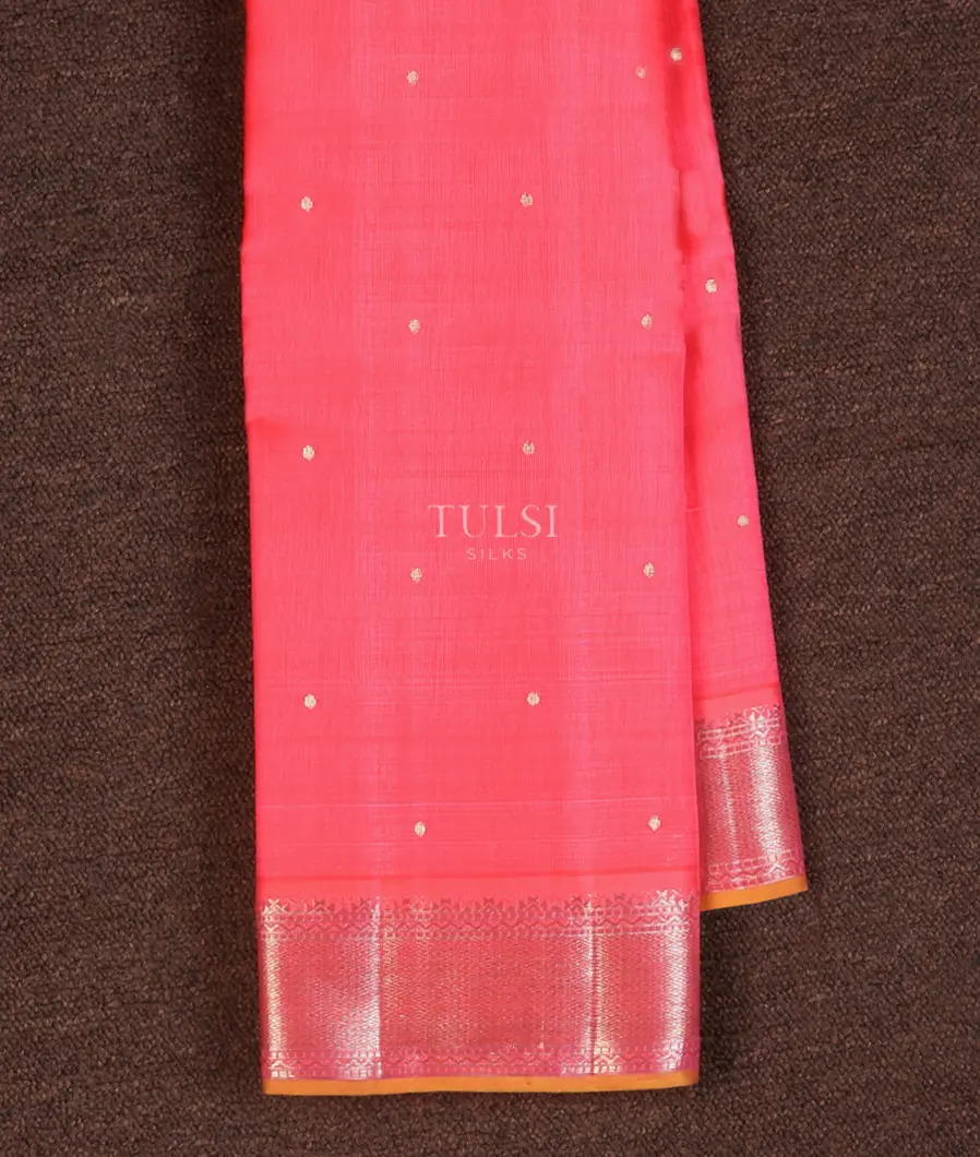 Pink Kora Kanjivaram Silk Saree T751195-image