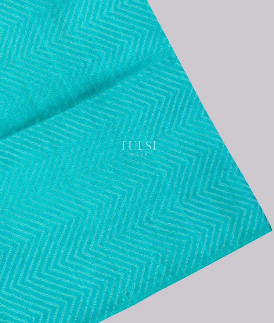 Light Blue Woven Raw Silk Saree T747084-image