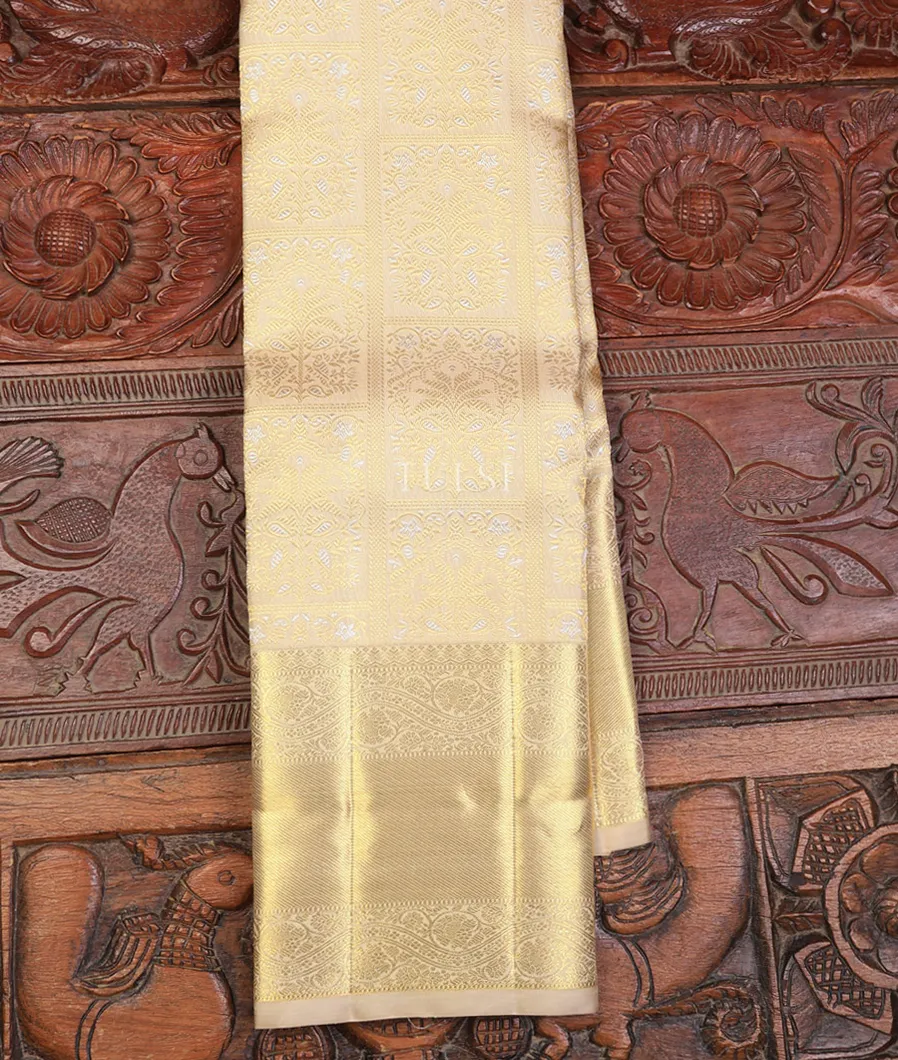 Light Beige Kanjivaram Silk Saree T747774-image