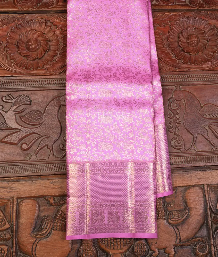 Lavender Kanjivaram Silk Saree T723846-image