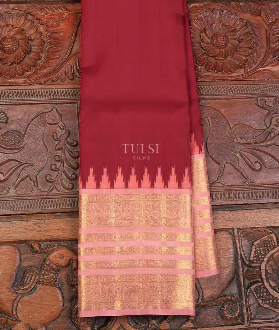 Red Kanjivaram Silk Saree T750945-image