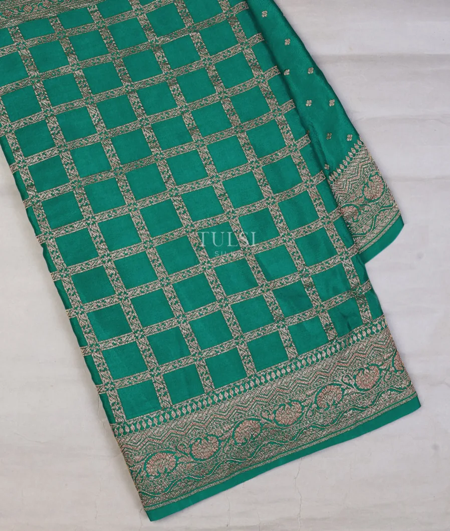 Blue Banaras Georgette Silk Saree T747853-image