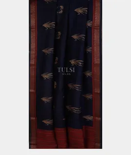 dark-blue-tussar-embroidery-saree-t721672-t721672-b
