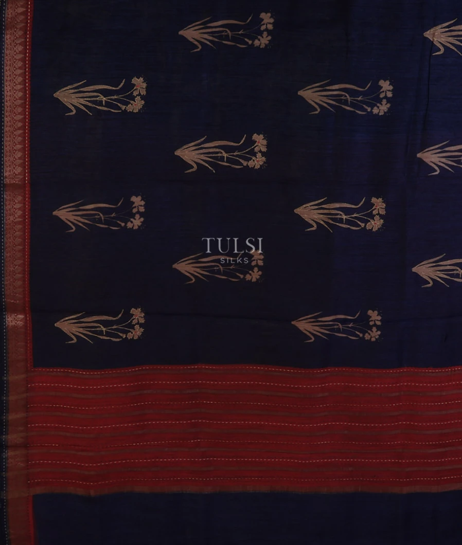 dark-blue-tussar-embroidery-saree-t721672-t721672-d