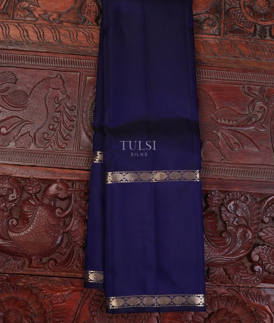 Dark Blue Kanjivaram Silk Saree T751837-image