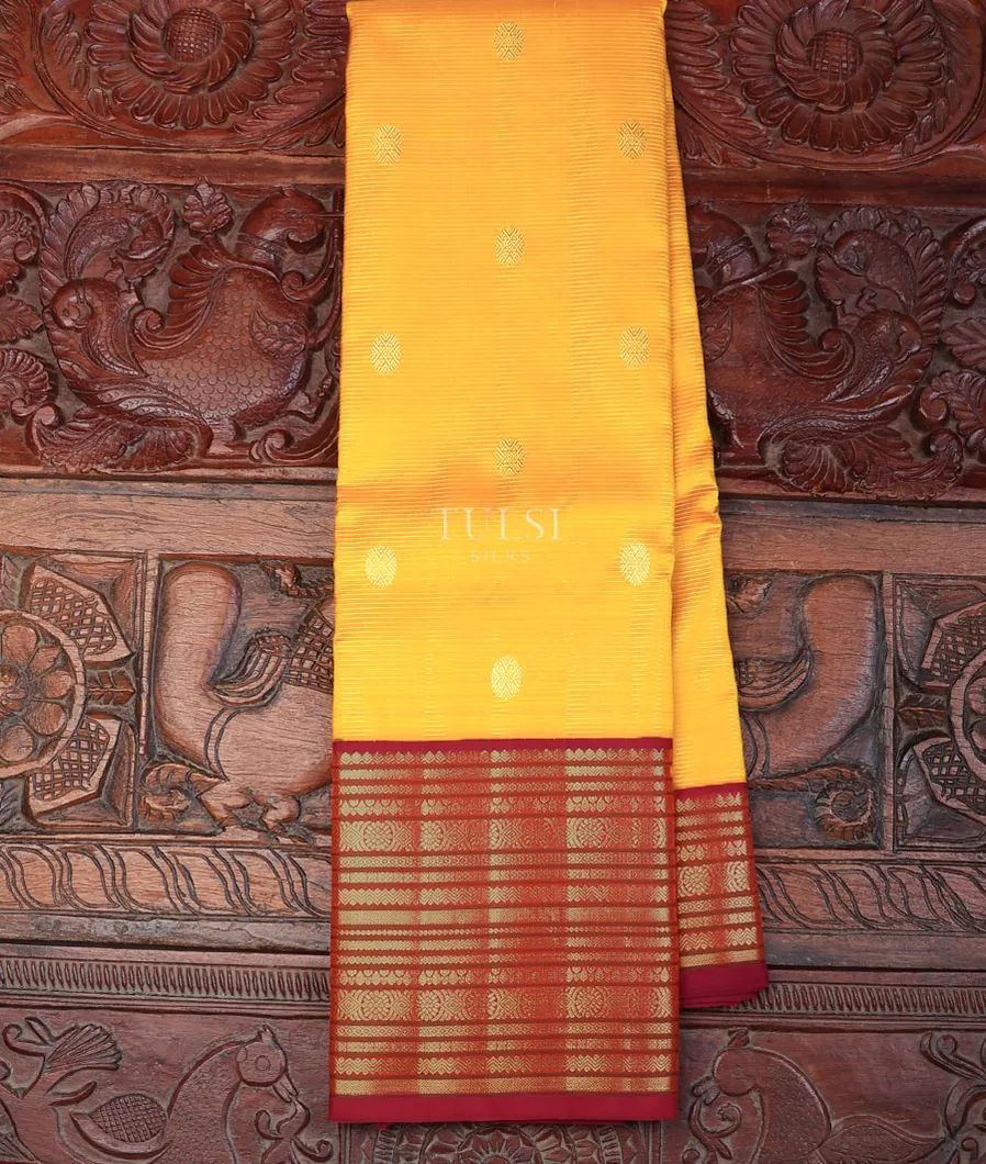 Yellow Kanjivaram Silk Saree T742067-image