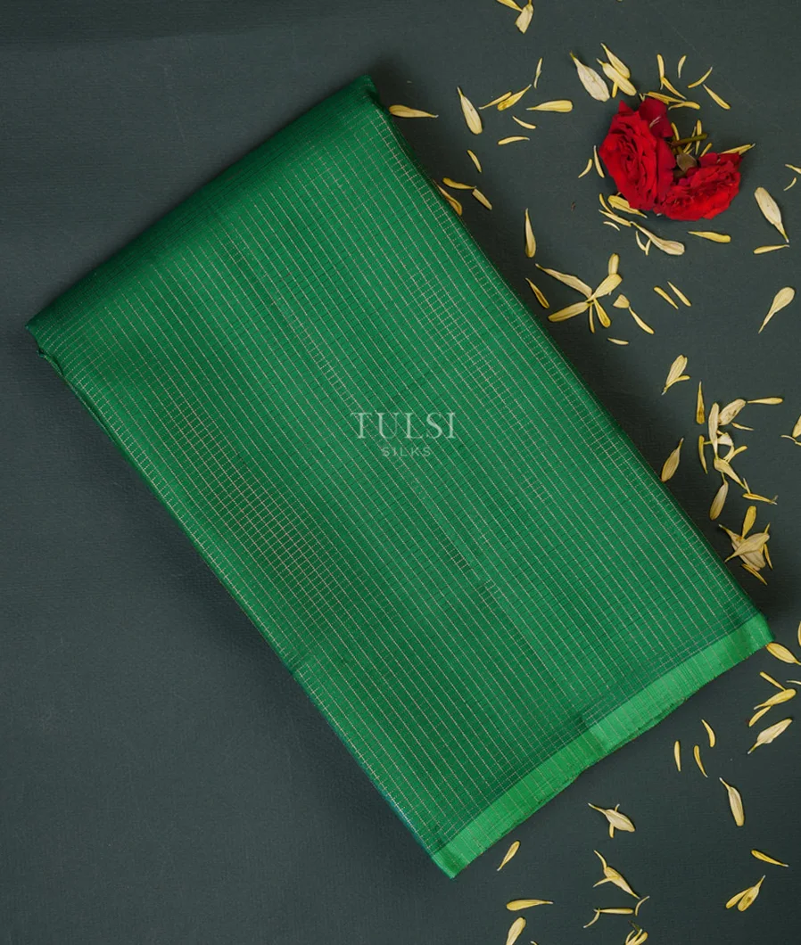 Green Kanjivaram Silk Saree  T742579-image