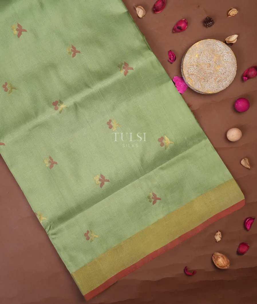 Green Uppada Silk Saree T752106-image