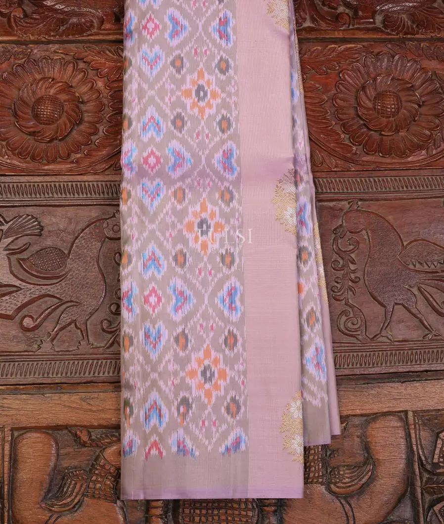 Light Lavender Kanjivaram Silk Saree T750594-image