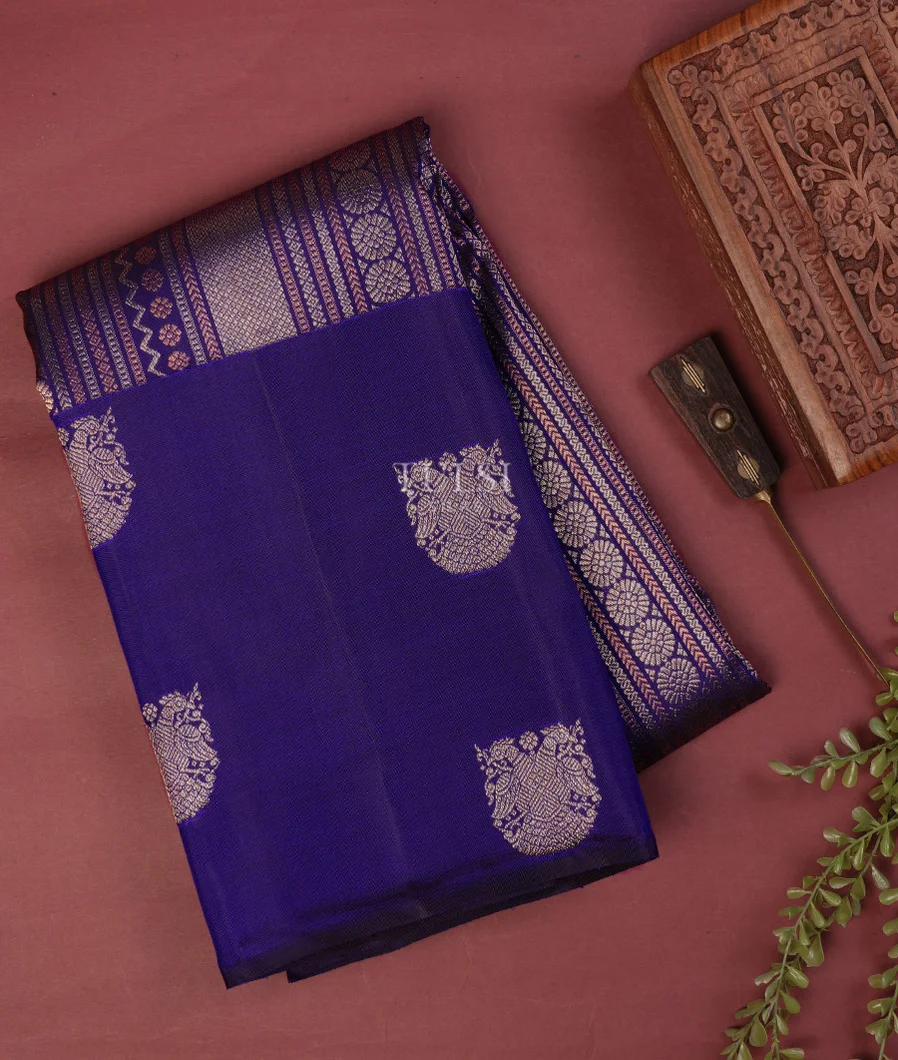 Purple Kanjivaram Silk Saree T753514-image