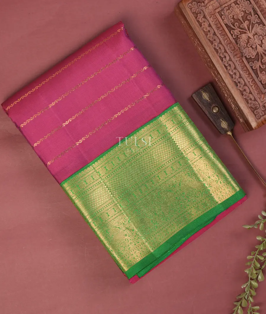 Magenta Kanjivaram Silk Saree T753388-image