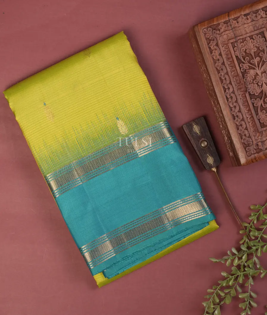Yellowish Green Soft Silk Saree T750928-image