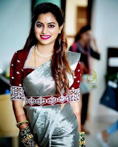 15 Latest Blouse Designs for Silk Sarees to Flaunt Your Saree Look-12