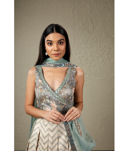 Udara Pleated Lehenga2