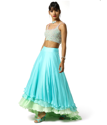 Pistachio Lehenga Set2