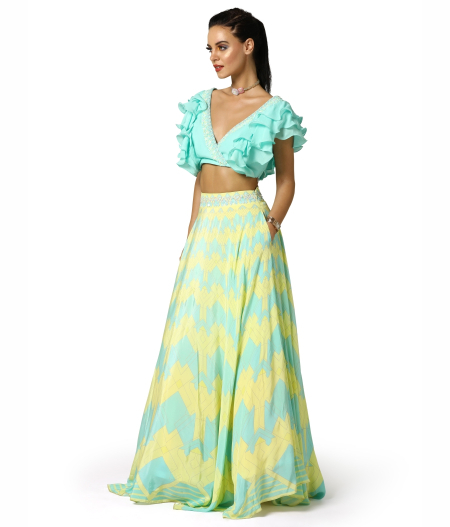 Castella Crop Top and Skirt2